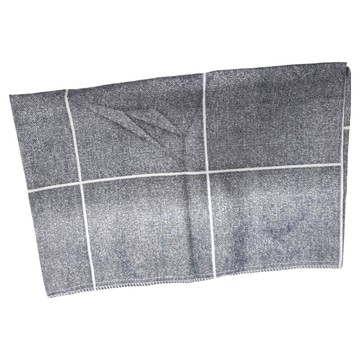 MIT台灣製造 舒柔棉薄床包組 100%舒柔棉 包覆高度30cm  床包 + 枕套2個  雙人  灰色方格