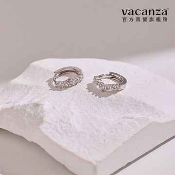 vacanza｜純銀｜排鑽圓圈‧純銀耳環 #新年飾品 #新年禮物