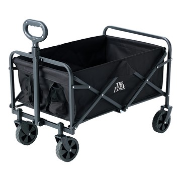 THE LOOK 多功能可折疊露營手推車  黑色  1台