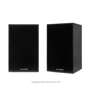 SP-420 INYOUNG 4吋 壁掛式/懸吊式立體聲喇叭/黑木紋音箱(一對)/黑木箱二音路/音質清晰柔美