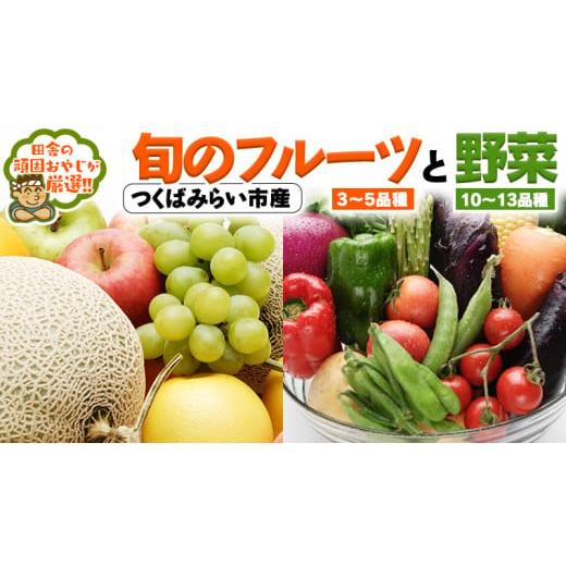 ふるさと納税 茨城県 つくばみらい市 旬のフルーツ と 野菜 の セット 田舎の頑固おやじが厳選！ フルーツ 果物 旬 季節 旬野菜