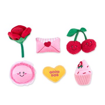 ZippyPaws 一定要儀式感吧-情人節套餐(狗狗玩具 寵物玩具 有聲玩具 啾啾聲)