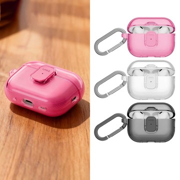 【山水之寶】UNIQ Airpods Pro3保護殼 Glase Pro 輕薄透明藍牙耳機保護套 附扣環 原廠公司貨