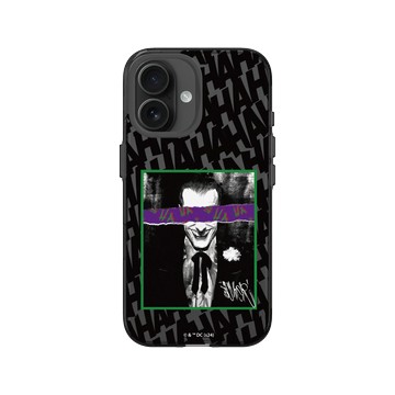 iPhone 16 Clear (相機按鈕) 酷墨灰 - Joker - 小丑經典笑容