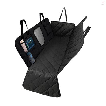 Toyutw)後座狗車座套防水寵物車墊可拆卸狗墊多功能設計高邊堅韌面料安全插座防滑設計廣泛適用