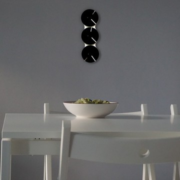 New York / Rio / Tokyo — 包浩斯風格的世界時鐘簡約的掛鐘