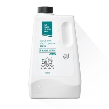 【expo BEAUTY】淨毒五郎CHEF CLEAN 蔬果奶瓶清潔劑補充瓶 1000mL
