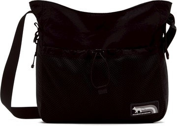 Maison Kitsuné 黑色 Flash Fox 斜挎包