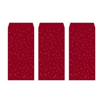 佳墨紅包袋-灑金-3入組 ER25-01