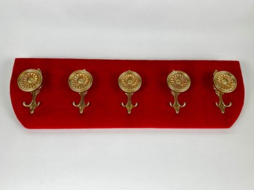 法國 1970 年代復古衣帽架青銅衣鉤