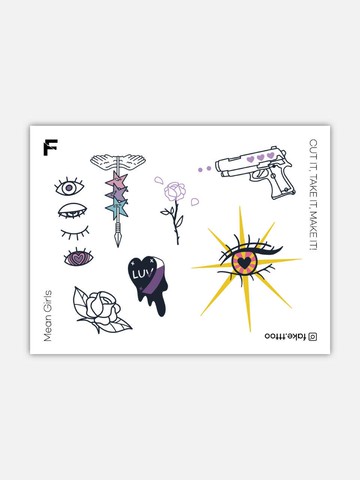 Shotgun tattoo sticker
