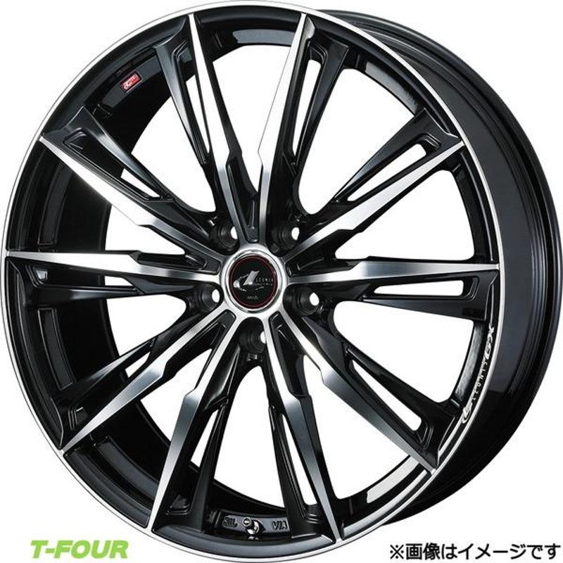 ウェッズ レオニス GX アルミホイール4本 1台分(17×7J 5-114 INSET42