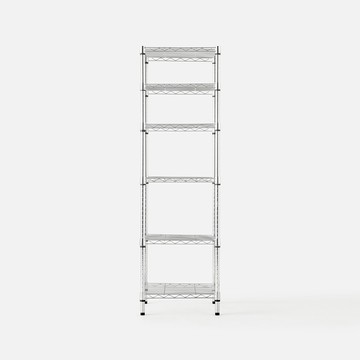 特力屋鍍鉻六層架寬46*深46*高150公分