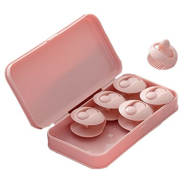 Kyhome 無針貝殼被子固定器/棉被防跑固定夾/被子固定扣/床單固定夾6件組  粉色