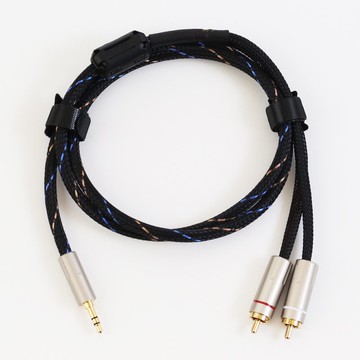 極美日本佳耐美音頻線 3.5mm - 2RCA【川木】全新現貨【W112】