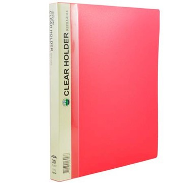 HFPWP 30孔活頁資料簿/A4/20張/F401/紅