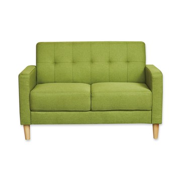 【班尼斯】日本熱賣‧Ouba 歐巴斯雙人布沙發-綠色