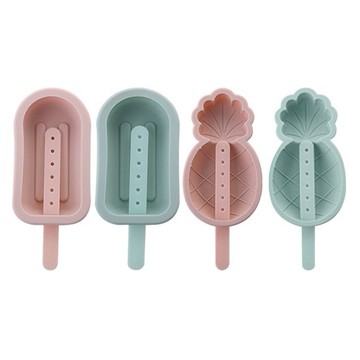 FaSoLa~食品用造型雪糕冰棒模具盒(雪糕款／鳳梨款)1入 款式可選