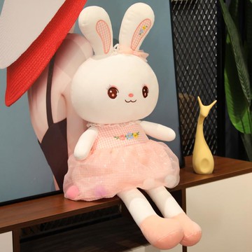 兔子毛絨玩具女孩布娃娃兒童女陪睡覺大號抱枕可愛小白兔公仔玩偶 99購物節