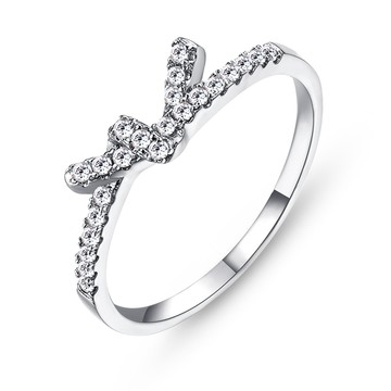 925純銀戒指．結緣．銀色｜無禮盒