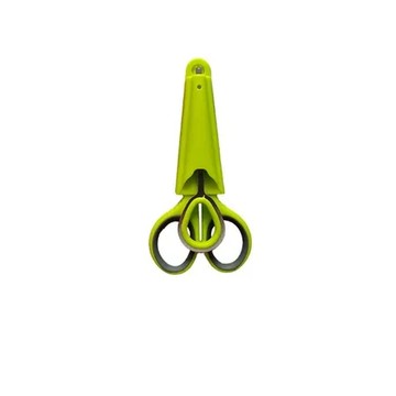 釣箱配件 - 三合一釣魚剪刀/脫鉤器/固定座(紅/藍/黑)_綠色