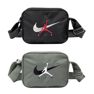 Nike 斜背包 側背包 防潑水 Jordan 黑/綠【運動世界】JD2613031AD-001/JD2613031AD-002