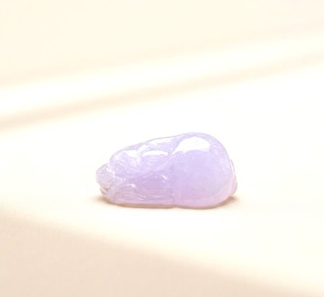 【招財神獸】紫羅蘭翡翠貔貅 | 戒面 | 天然緬甸玉翡翠A貨 | 送禮