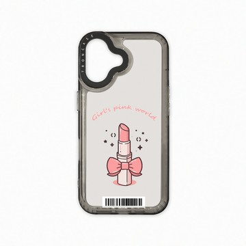 iPhone 16  殼 TRON IPhone 16 粉嫩女孩專屬透明殼  載具 太空殼 透黑款 手機殼