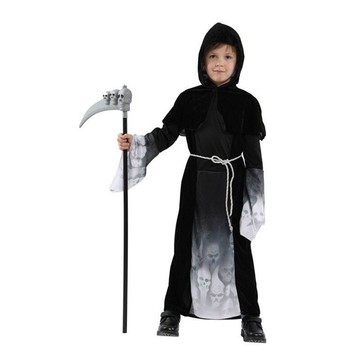 派對達人萬聖節服裝,萬聖節骷髏服裝,惡魔裝.死神服裝.兒童變裝服-魔幻骷髏小男孩