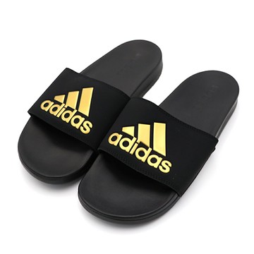 【全館滿額折】 Adidas ADILETTE COMFORT 黑金 休閒 海綿底  運動 拖鞋 男女款 NO.H4250【EG1850】