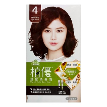 美吾髮植優 護髮染髮霜  4自然淺棕  1盒