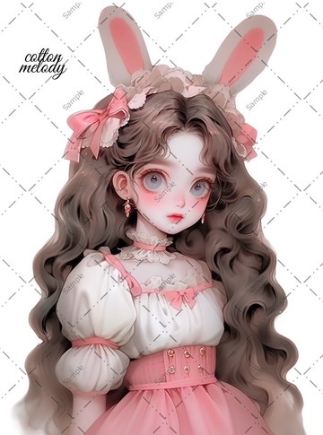 原創貼紙 no.450 人物貼紙 原創貼紙 人物貼紙 女孩貼紙 原創人物貼紙