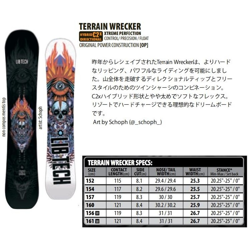 LIBTECH SNOWBOARD 24‐25 TERRAIN WRECKER リブテック テレインレッカー ABEAM特別価格 全国送料無料  チューン無料 2025 | LINEブランドカタログ