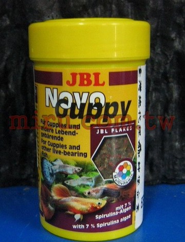 【西高地水族坊】德國JBL 孔雀魚專用飼料(NOVO GUPPY)100ml