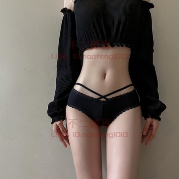 3條裝 內褲女時尚蕾絲純棉無痕性感惑全棉少女生純欲【不二雜貨】