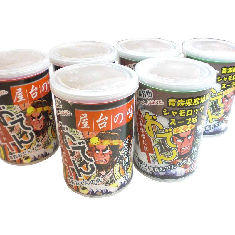 三浦醸造 生姜味噌おでん６缶セット ほたて×3、シャモロック×3 青森