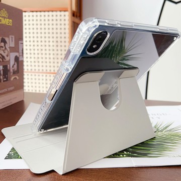 360°旋轉支架 帶筆槽 適用 iPad Air6 13吋 10 9 8 7 pro 11吋 10.9 mini7保護殼