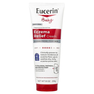 Eucerin, 嬰兒，濕疹緩解膏，無香，8 盎司（226 克）