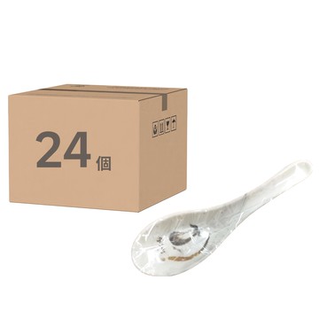 bubucook 日式不倒翁湯匙24件組  湯匙  1組  白色