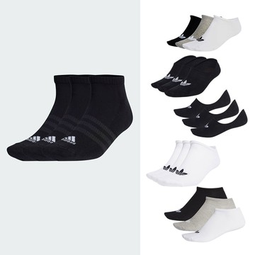 ADIDAS 男女 隱形襪 3入組
