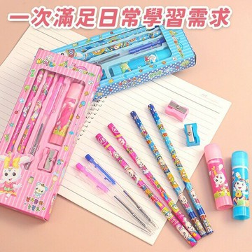 文具組 5款入 文具套組 518 (盒裝)/一盒入(定25) AA6369-智4711021677671【APP滿額下單10%點數(單一帳號最高5000點)】1/31止