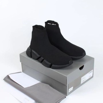 大碼女鞋41-43彈力襪子鞋夏季厚底顯腳小百搭女鞋腳寬胖40-42短靴