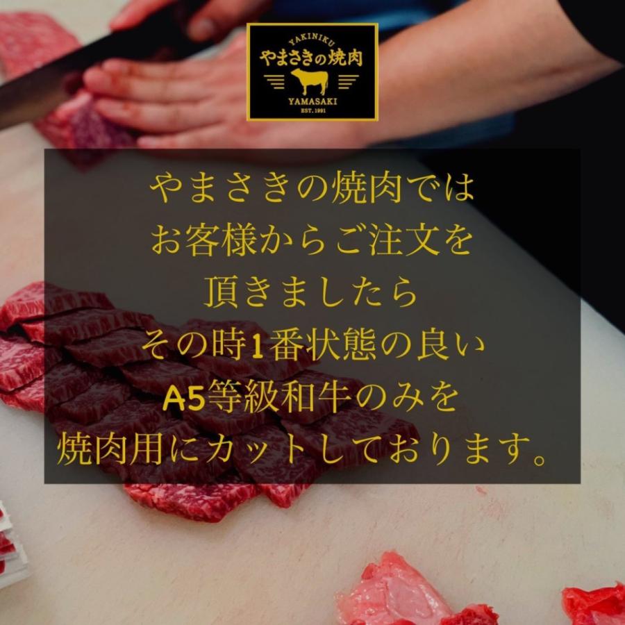 焼肉セット 鹿児島 高級 九州産 黒毛和牛 A5等級 食べ比べ やまさきの焼肉 焼き肉 3種盛り 300g