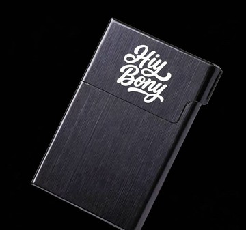 金屬立式名片夾卡片夾免費刻字禮盒