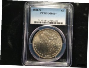 アンティークコイン NGC PCGS Morgan Silver Dollar MS64 1881-S