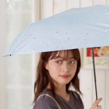 日本 nifty colors - 50公分Pokella 晴雨兩用傘-(雪雀)-NO.1756