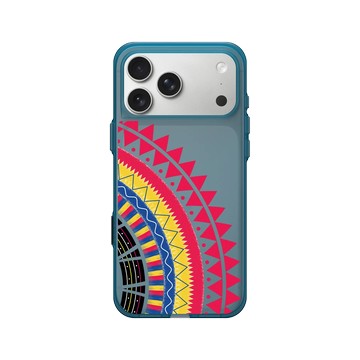 iPhone 17 Pro Max Clear (相機按鈕) 夜幕藍 - 花生騷 WasangShow - 虹彩布裙