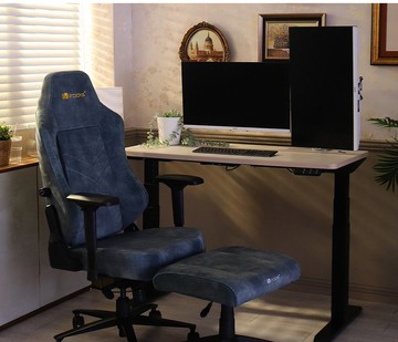 irocks T28 PLUS 貓抓布布面電腦椅 孔雀綠