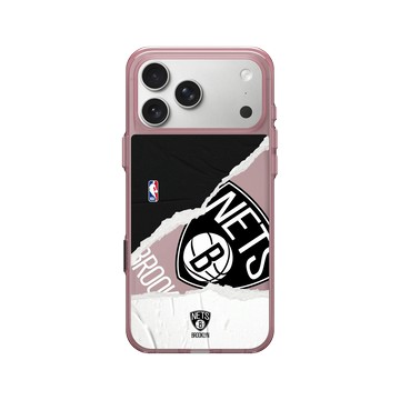 iPhone 17 Pro Max Clear (相機按鈕) 晶醺玫 - NBA - 熱血系列-布魯克林籃網 Brooklyn Nets - Sweat and Tears