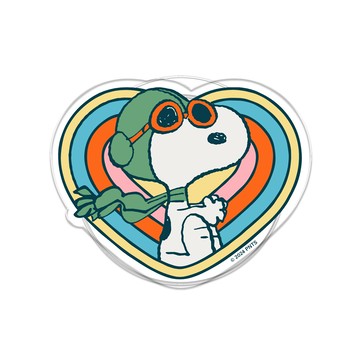 【正版授權】SNOOPY史努比酷炫愛心MagSafe氣囊支架